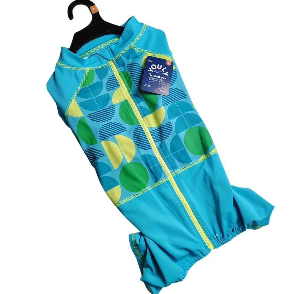 Youly Dog Large Cool to Touch Rash Guard Swimsuit with UV Protection